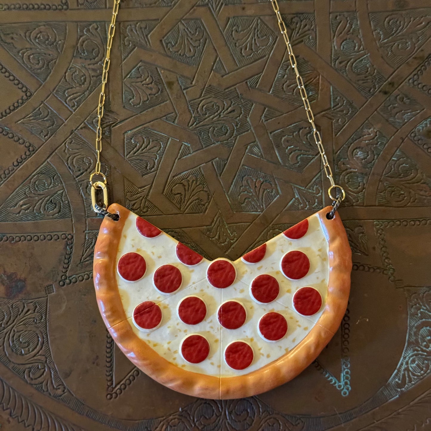 Pizza Necklace