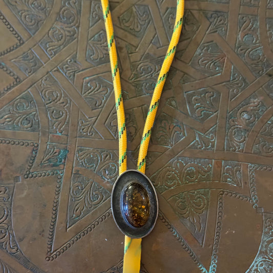 Amber Bolo Tie